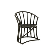 Eetkamerstoel Zwart Rotan 61 cm 61x60x70 cm-Kussens-J-Line
