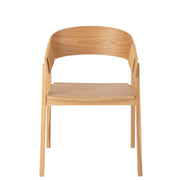 Eetkamerstoel Zwart Touw 53 cm 52.8x57.1x76.8 cm-Eetkamerstoelen-J-Line
