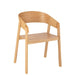 Eetkamerstoel Zwart Touw 53 cm 52.8x57.1x76.8 cm-Eetkamerstoelen-J-Line