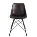 Eetkamerstoel Zwart ijzer 49 cm 49x46x79 cm-Eetkamerstoelen-J-Line