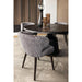 Eetkamerstoelen Lamp Fiori Taupe 19 Eetkamerstoel Donker Bruin Hout-Eetkamerstoelen-PTMD