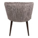 Eetkamerstoelen Lamp Fiori Taupe 19 Eetkamerstoel Donker Bruin Hout-Eetkamerstoelen-PTMD