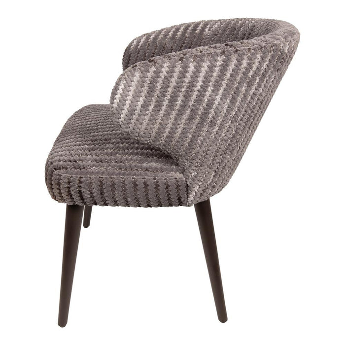Eetkamerstoelen Lamp Fiori Taupe 19 Eetkamerstoel Donker Bruin Hout-Eetkamerstoelen-PTMD