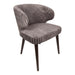 Eetkamerstoelen Lamp Fiori Taupe 19 Eetkamerstoel Donker Bruin Hout-Eetkamerstoelen-PTMD