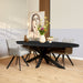 Eetkamertafel Denver Zwart - Ovaal - 240 cm-Eettafels-Starfurn