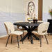 Eetkamertafel Denver Zwart - Rond - 140 cm-Eettafels-Starfurn