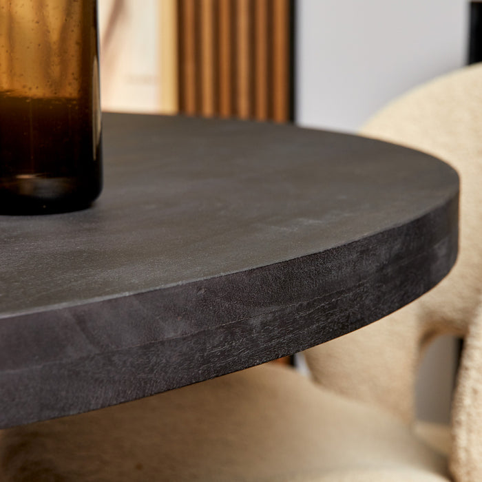 Eetkamertafel Denver Zwart - Rond - 140 cm-Eettafels-Starfurn