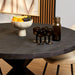 Eetkamertafel Denver Zwart - Rond - 140 cm-Eettafels-Starfurn