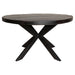 Eetkamertafel Denver Zwart - Rond - 150 cm-Eettafels-Starfurn
