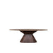 Eetkamertafel Jagger - Espresso - Mangohout - 220 cm - Ovaal-Eettafels-LABEL51