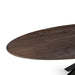 Eetkamertafel James - Espresso - Mangohout - 240 cm - Ovaal-Eettafels-LABEL51