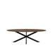 Eetkamertafel James - Nature Smooth - Mangohout - 210 cm - Ovaal-Eettafels-LABEL51
