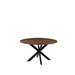 Eetkamertafel Otis - Nature Smooth - Mangohout - 130 cm - Rond-Eettafels-LABEL51