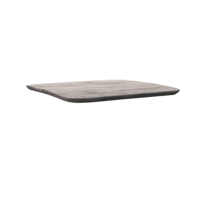 Eetkamertafel Tafelblad Sloppy Edge - Zwart - Mangohout - 70-Eettafels-LABEL51