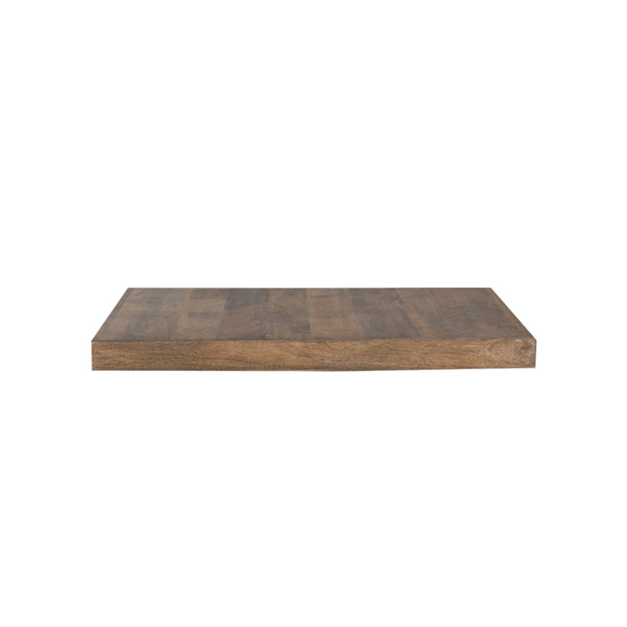 Eetkamertafel Tafelblad Straight Edge - Naturel - Mangohout-Eettafels-LABEL51