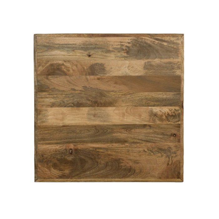 Eetkamertafel Tafelblad Straight Edge - Naturel - Mangohout -...-Eettafels-LABEL51