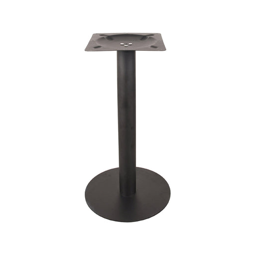 Eetkamertafel Tafelpoot Enkel - Zwart - Metaal - 72 cm - Rond-Eettafels-LABEL51