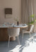 Eettafel Almira Oval 180 Eikenfineer Stone Naturel 180x90 cm-Eettafels-Creating Home