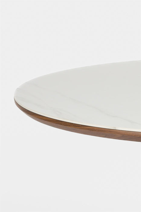 Eettafel Almira Oval 180 Sintered Stone veneer Bruin 180x90 cm-Eettafels-Creating Home