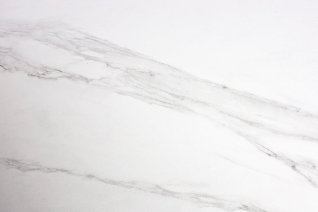 Eettafel Almira Oval 180 Sintered Stone veneer Bruin 180x90 cm