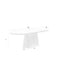 Eettafel Almira Oval 200 Sintered Stone veneer Bruin 200x90 cm-Eettafels-Creating Home