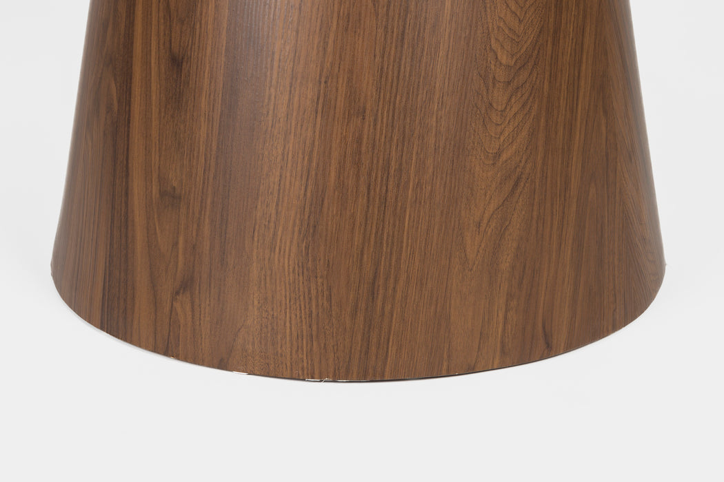 Eettafel Almira Rond Sintered Stone veneer Bruin 115x115 cm-Eettafels-Creating Home
