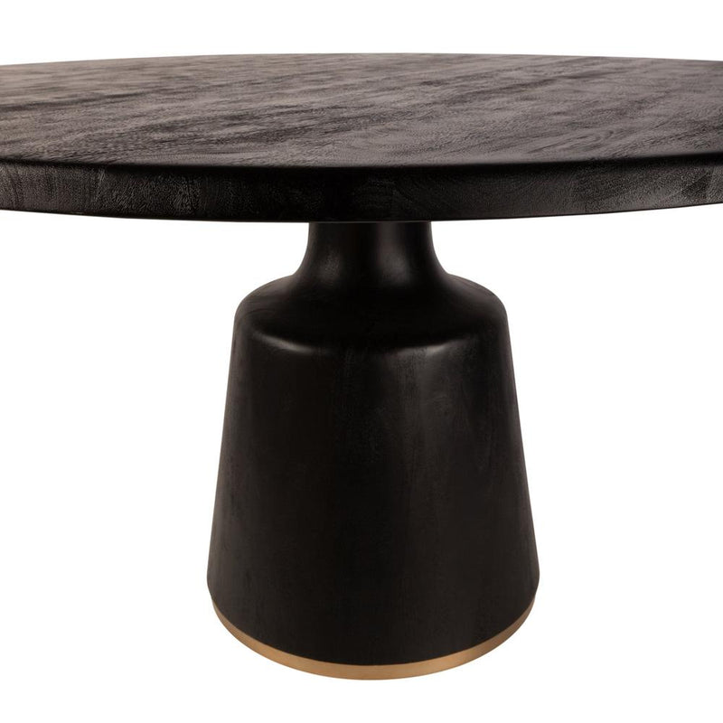 Eettafel Arca Zwart 150 cm-Eettafels-PTMD