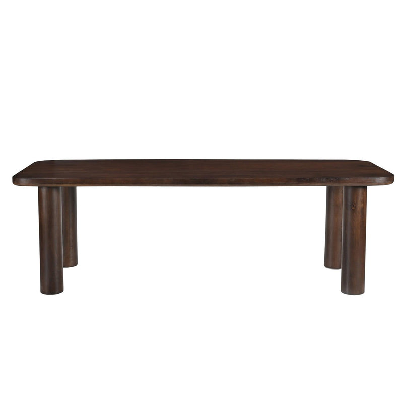 Eettafel Badou Mangohout Bruin 240x100 cm-Eettafels-Livingfurn