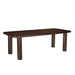 Eettafel Badou Mangohout Bruin 240x100 cm-Eettafels-Livingfurn