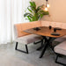 Eettafel Blake Mangohout Bruin-Eettafels-LABEL51