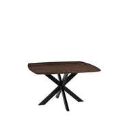 Eettafel Blake Mangohout Espresso 130x130x76 cm-Eettafels-LABEL51