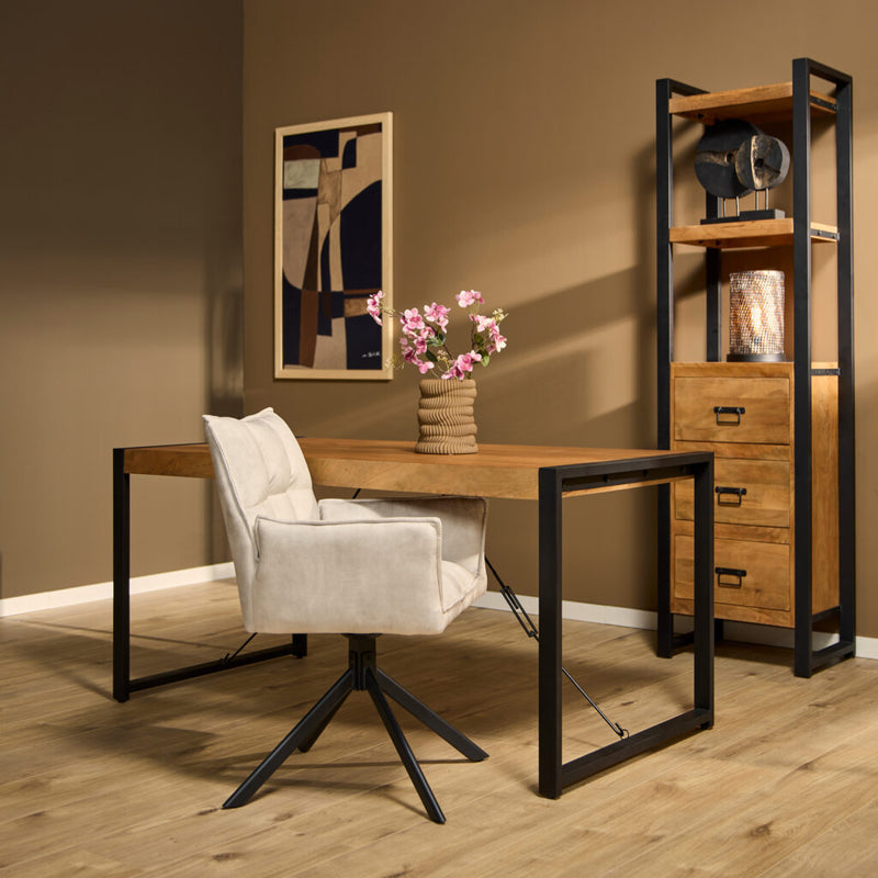 Eettafel Boaz 140 cm 140x80x75 cm-Eettafels-Starfurn