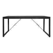 Eettafel Boaz Zwart 140 cm 140x80x76 cm-Eettafels-Starfurn