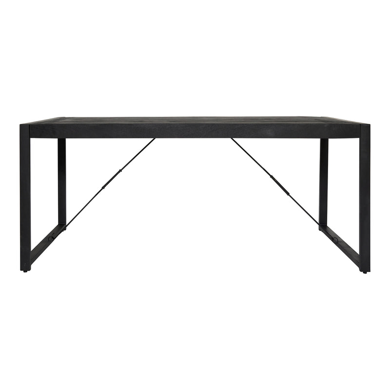 Eettafel Boaz Zwart 200 cm 200x90x76 cm-Eettafels-Starfurn