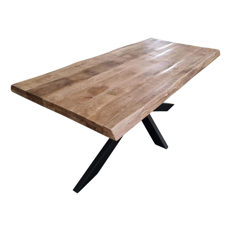 Eettafel Boomstamtafel Boston 220 cm 220x100x76 cm-Eettafels-Starfurn