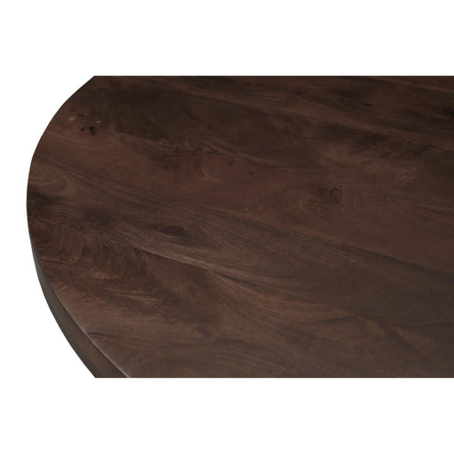 Eettafel Brix Clubs Mangohout Bruin 130 cm 130x130x78 cm-Eettafels-Livingfurn