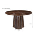 Eettafel Brix Clubs Mangohout Bruin 130 cm 130x130x78 cm-Eettafels-Livingfurn