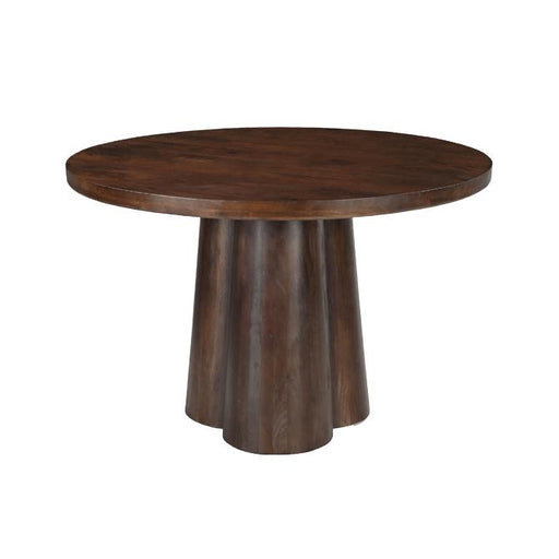 Eettafel Brix Clubs Mangohout Bruin 130 cm 130x130x78 cm-Eettafels-Livingfurn
