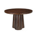 Eettafel Brix Clubs Mangohout Bruin 130 cm 130x130x78 cm-Eettafels-Livingfurn