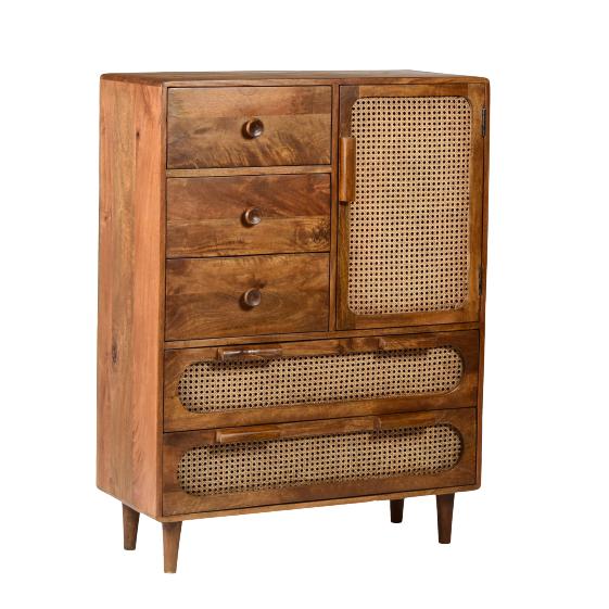 Eettafel Brix Eettafel Mangohout 87x38 cm-Eettafels-Livingfurn