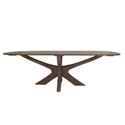Eettafel Brix Eettafel Mangohout Bruin 220x100 cm-Eettafels-Livingfurn