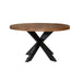 Eettafel Brix Eettafel Mangohout Naturel hout 140 cm-Eettafels-Livingfurn