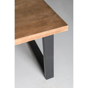 Eettafel Brix Eettafel Mangohout Naturel hout 160x90 cm 12494-Eettafels-Livingfurn