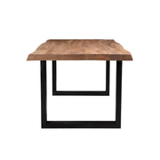 Eettafel Brix Eettafel Mangohout Naturel hout 180x90 cm 11569-Eettafels-Livingfurn