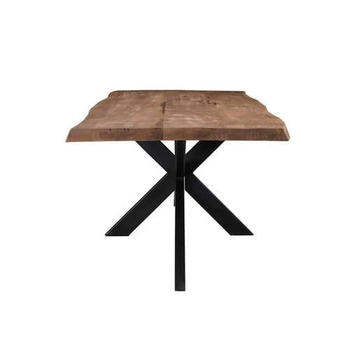 Eettafel Brix Eettafel Mangohout Naturel hout 200x100 cm 11977-Eettafels-Livingfurn