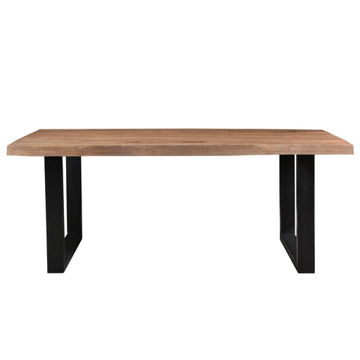 Eettafel Brix Eettafel Mangohout Naturel hout 240x100 cm 11996-Eettafels-Livingfurn