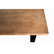 Eettafel Brix Eettafel Mangohout Naturel hout 240x100 cm 13937-Eettafels-Livingfurn