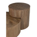 Eettafel Bruin Mangohout hout 75 cm 75x75x30 cm-Bijzettafels-J-Line