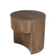 Eettafel Bruin Mangohout hout 75 cm 75x75x30 cm-Bijzettafels-J-Line