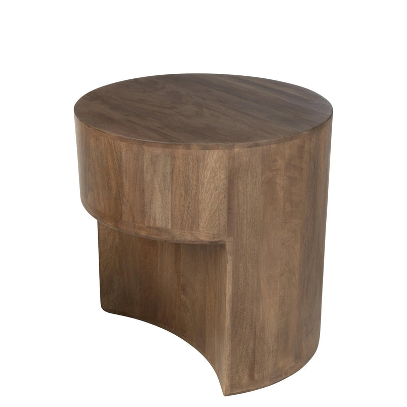 Eettafel Bruin Mangohout hout 75 cm 75x75x30 cm-Bijzettafels-J-Line